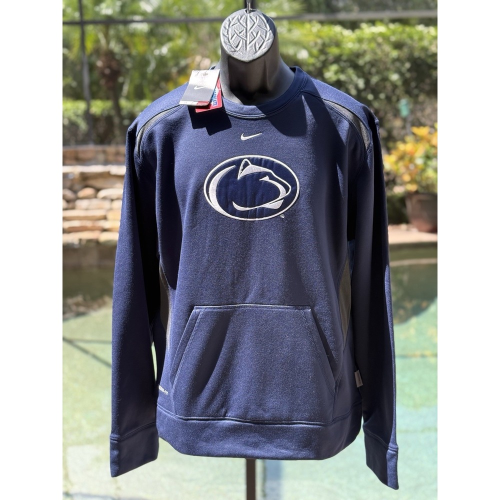 Nike Men's Penn State Blue Sweatshirt - Small, Officially Licensed NCAA Gear